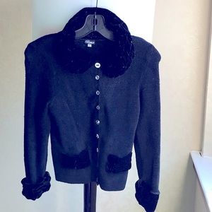 Black Stylized Sweater